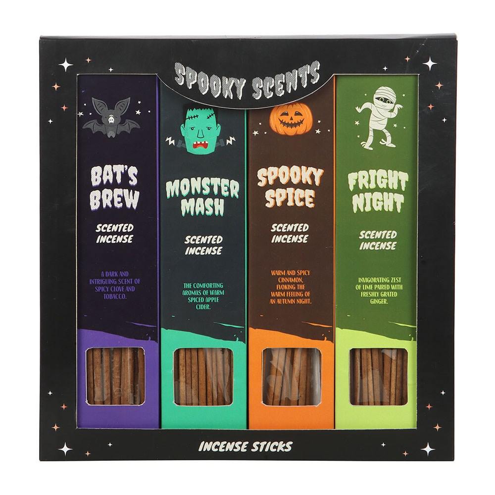 Something Different - Spooky Scented Halloween Incense burner set - Multicolours